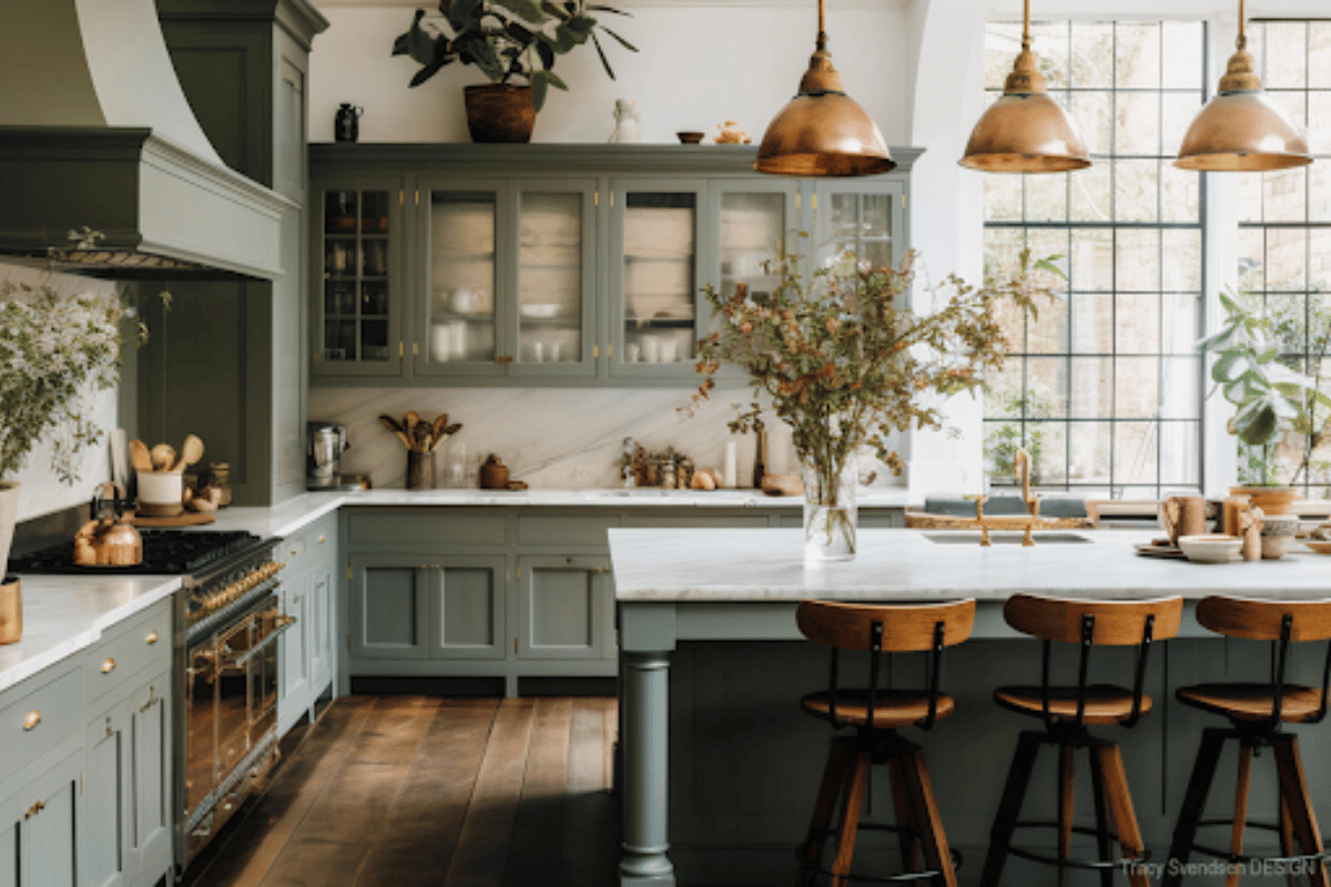  Kitchen Cabinet Door Trends in 2023: Nature Inspired Palettes