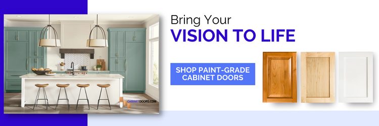 bring your vision to life with paint-grade cabinet doors