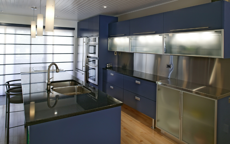 Deep Blue Kitchen Cabinet Color Trends 2022
