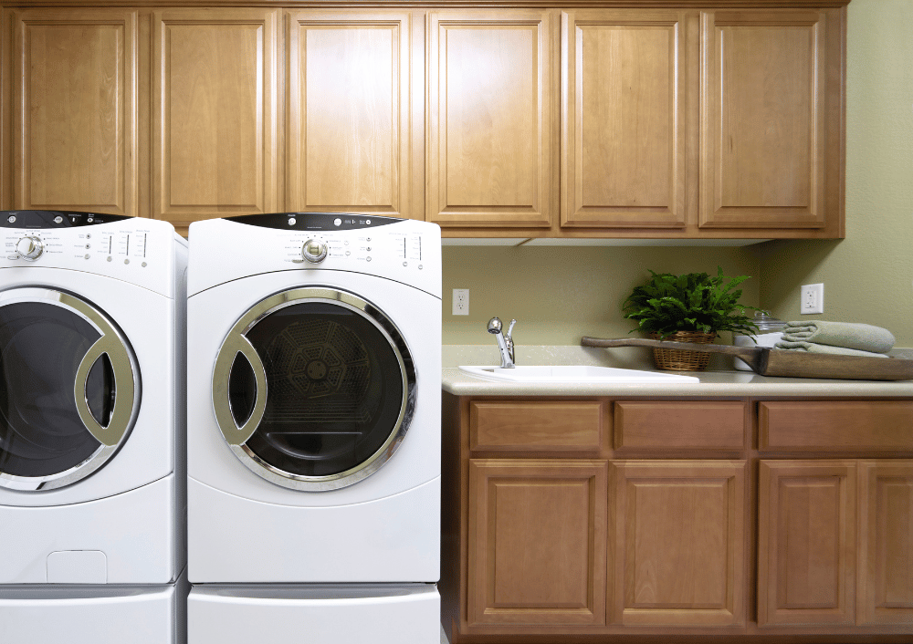 laundry room cabinet ideas with wood