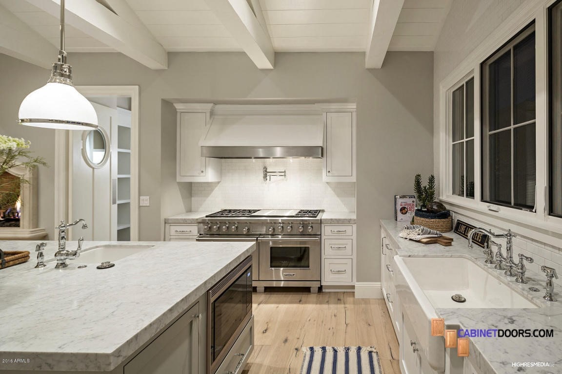 all white kitchen design