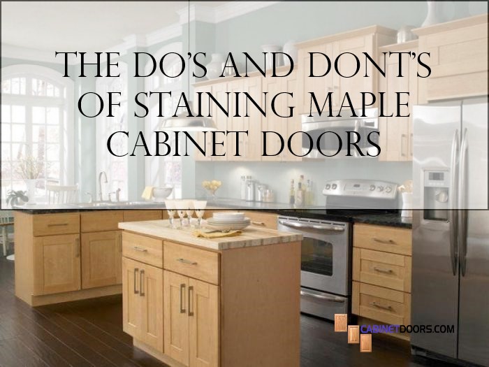 Staining Maple Cabinet Doors, How To Remove Polyurethane From Kitchen Cabinets