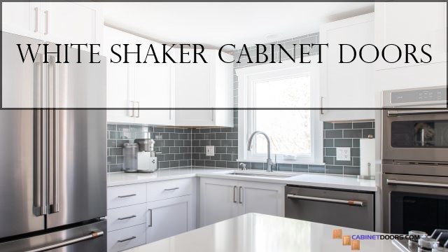 white shaker cabinet doors